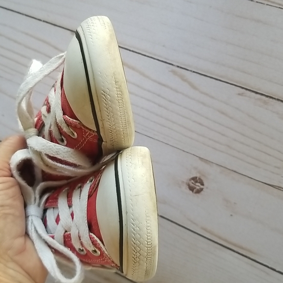 Red converse all star chucks size 8 - Picture 7 of 8